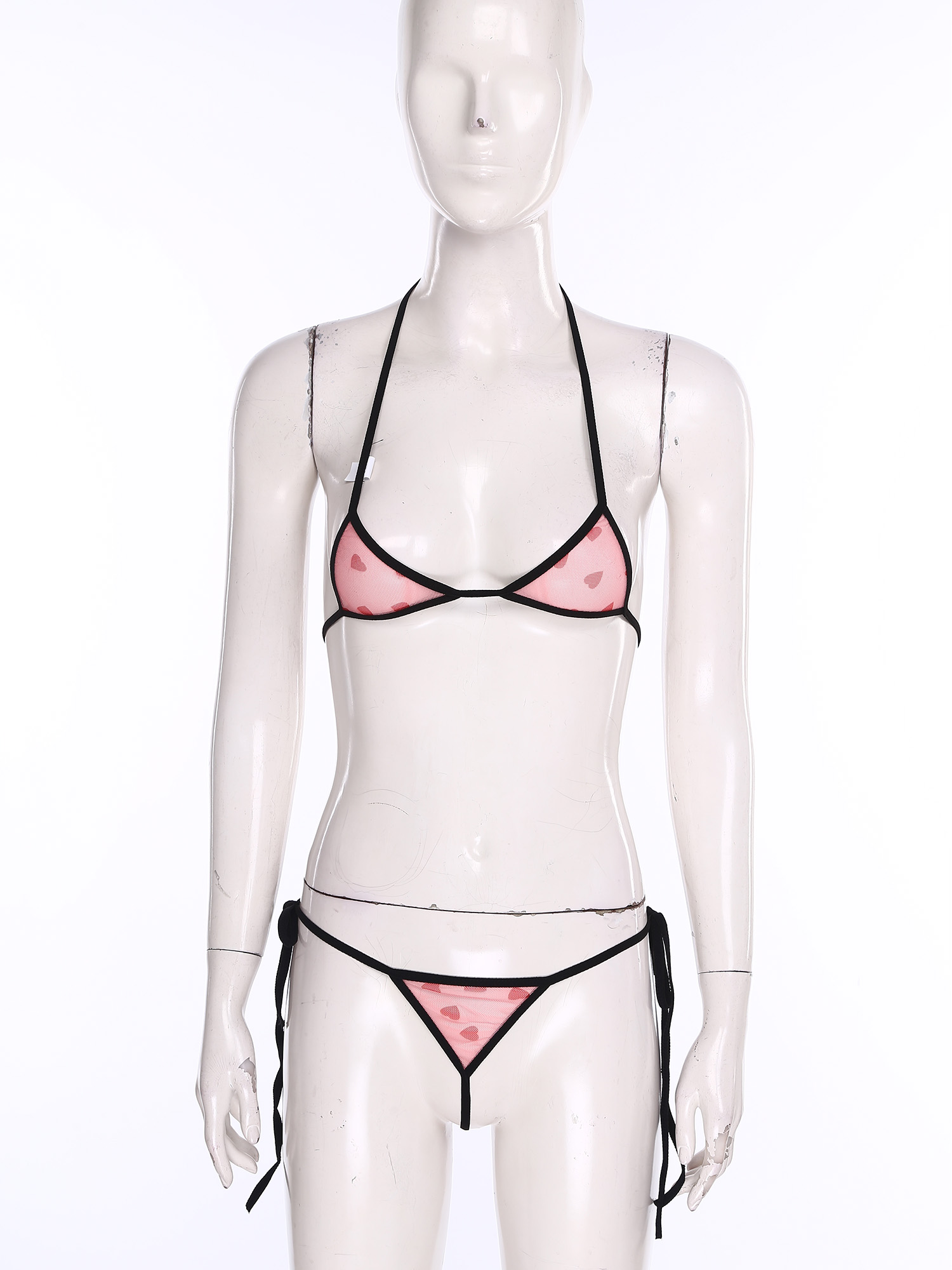 Womens Micro Mini Bikini Linge - Sheer Bra Lace のレビューと価格