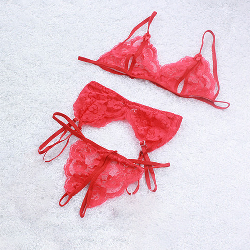 1 Set Women's Lace Lingerie, S - Sheer Mesh Bra のレビューと価格