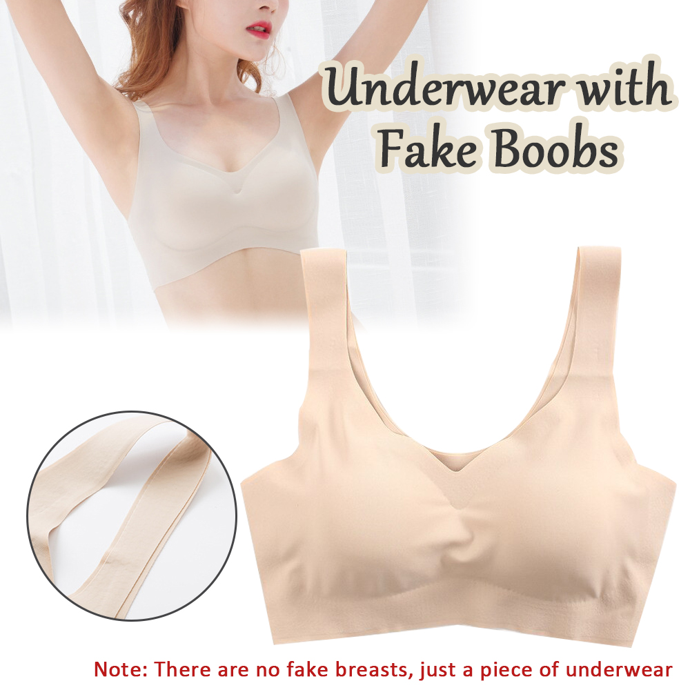 Bra Silicone Fake Chest Access - Mastectomy Bra Pocket のレビューと価格