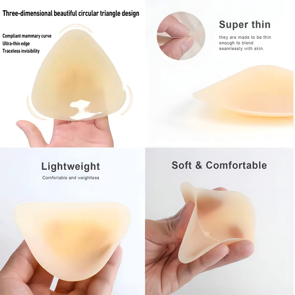 Silicone Triangular Nipple Cov - Backless Bra Sticky のレビューと価格