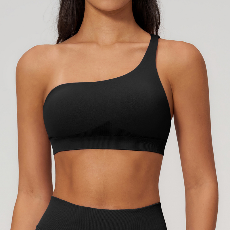 Spring Single-Shoulder Sporty  - Sports Bra Racerback のレビューと価格