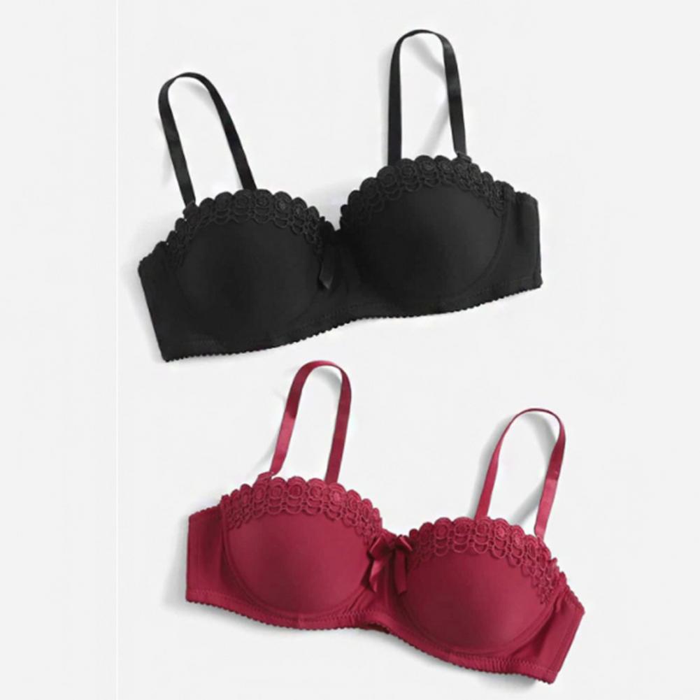 Nylon Bra Lace Bralettes for W - Demi Bra Balconette のレビューと価格