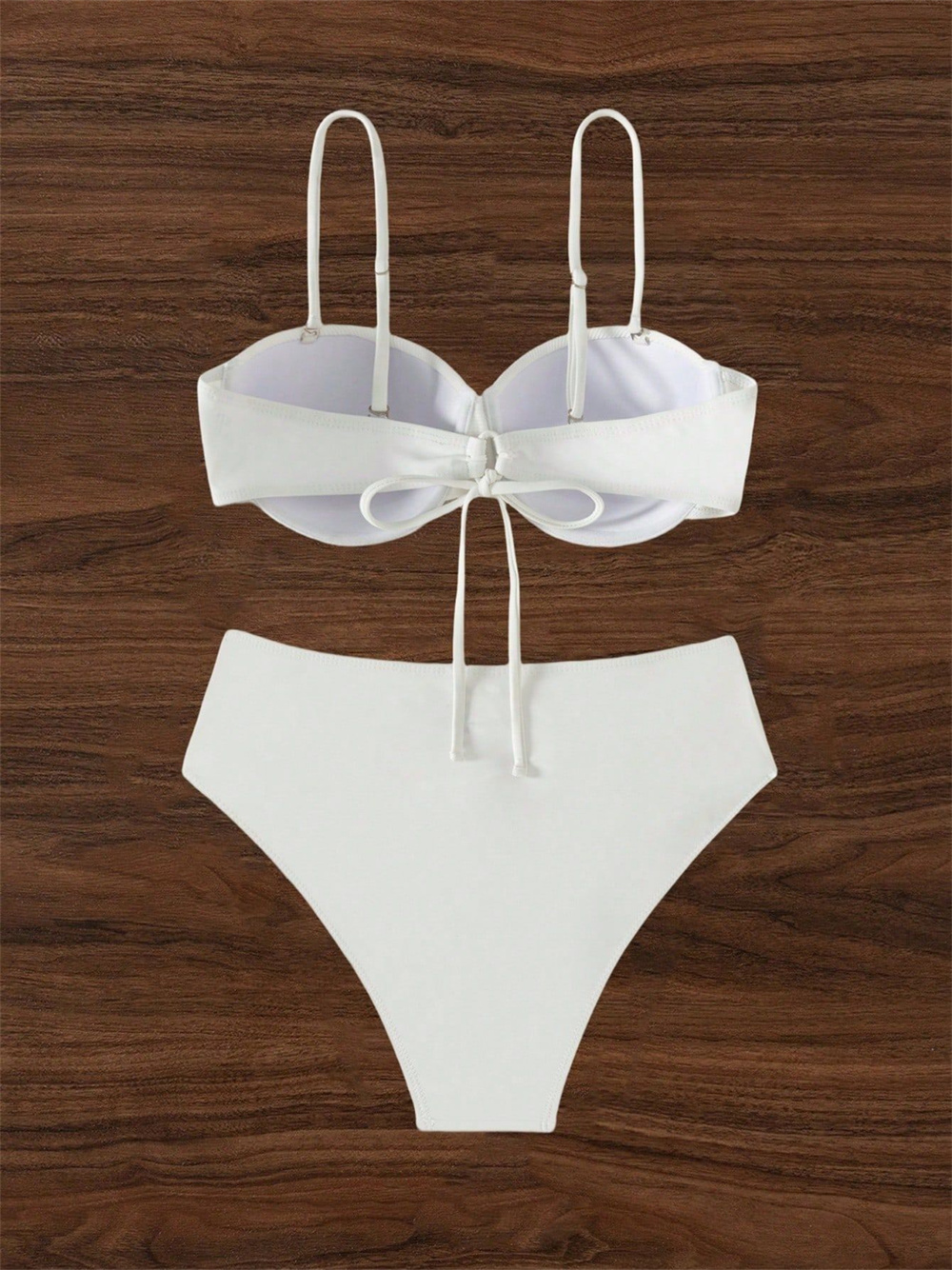 White Sling Bikini Bra Back La - Underwire Bra Padded のレビューと価格