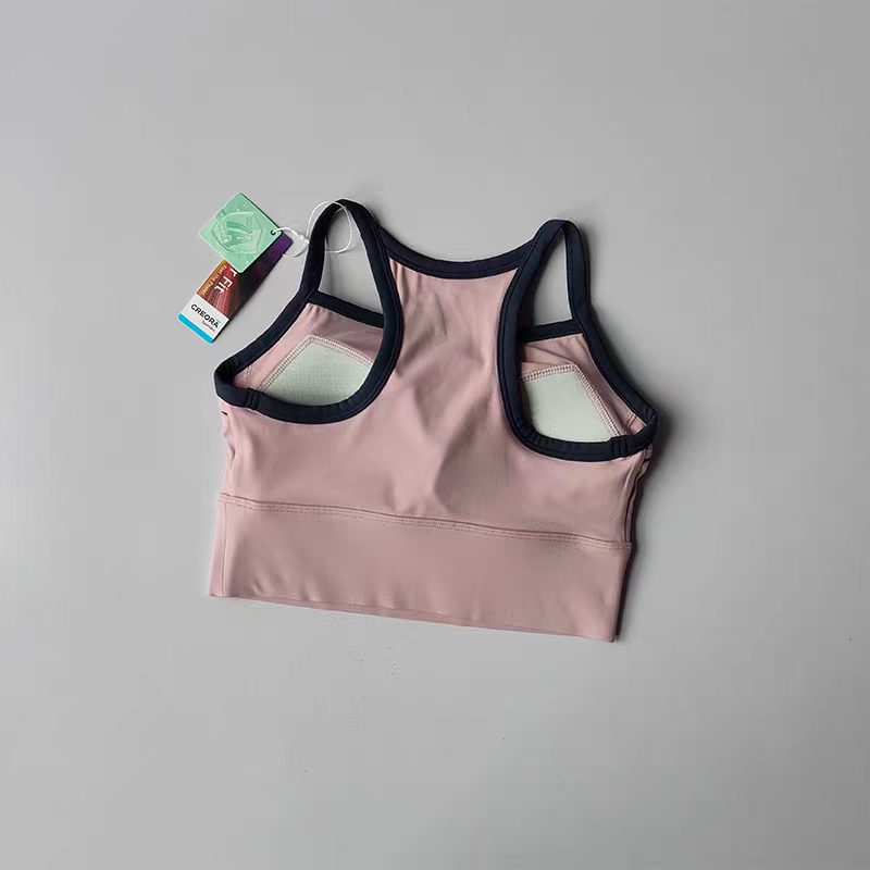 Women Color Block Sports Bra w - Plunge Bra Push Up のレビューと価格
