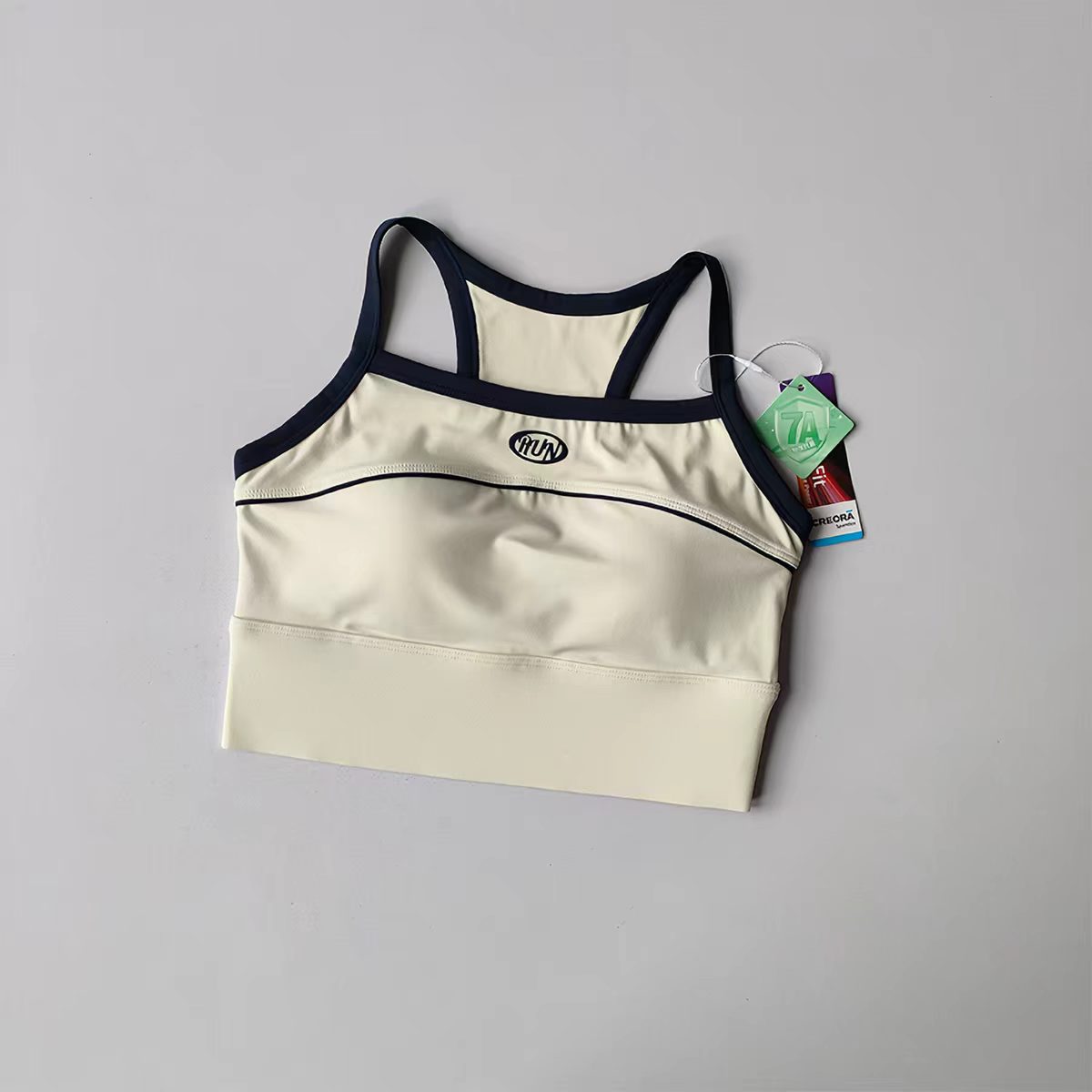 Women Color Block Sports Bra w - Plunge Bra Push Up のレビューと価格