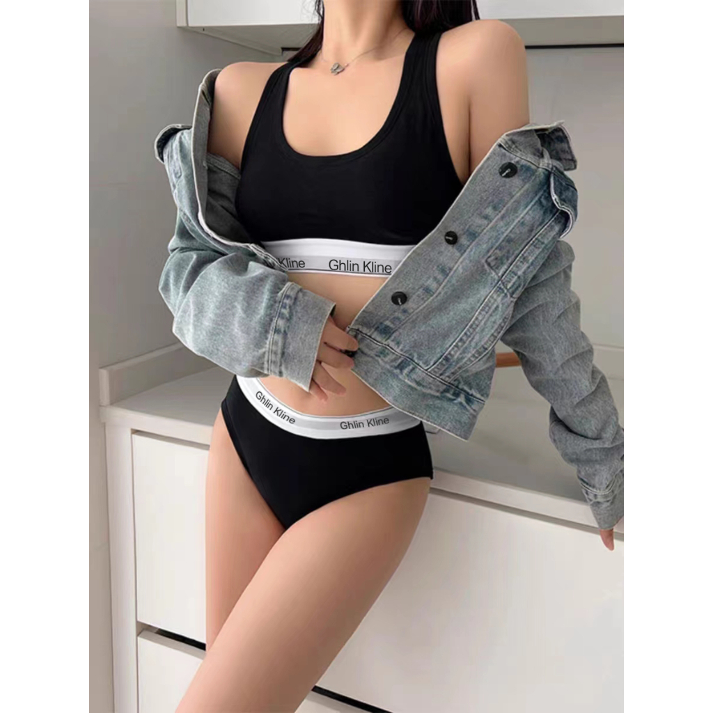 2PCS Ghlin Kline Underwear wit - T Shirt Bra Seamless のレビューと価格
