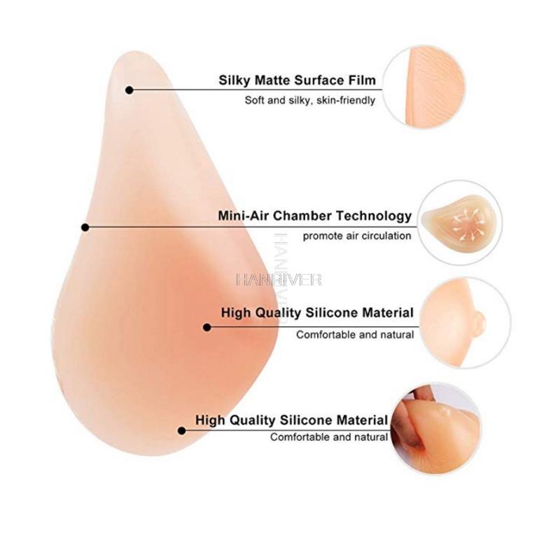 Silicone Breast Bra Skin color - Mastectomy Bra Pocket のレビューと価格