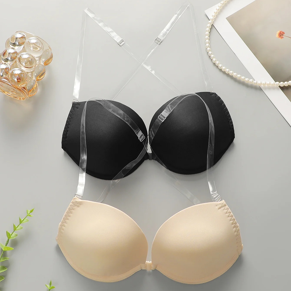 Backless Front Closure Push Up - Convertible Bra Multiway のレビューと価格
