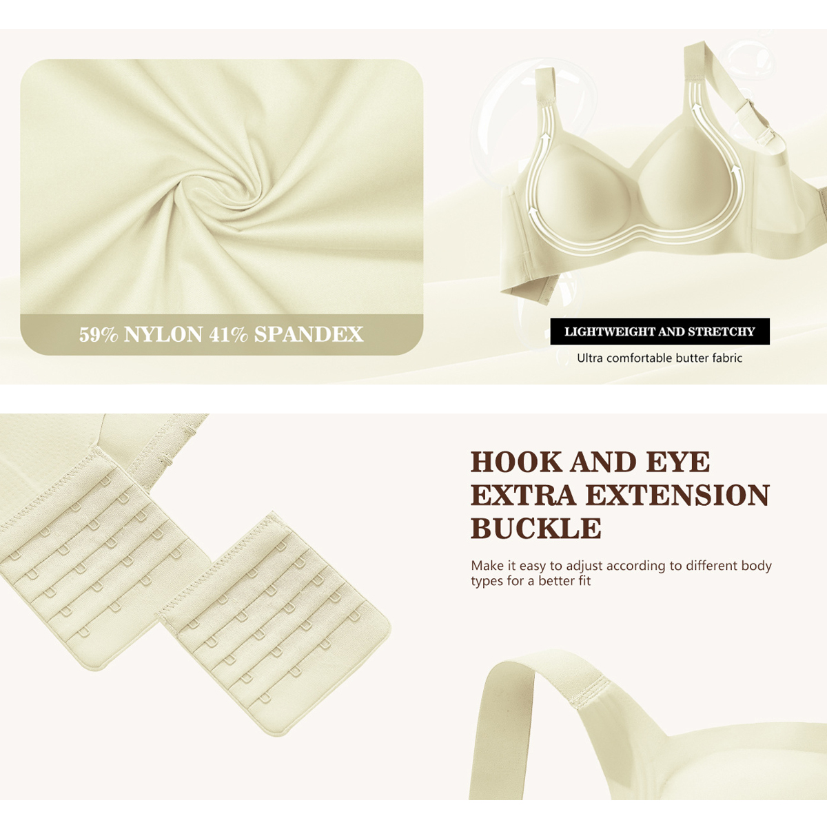 Women Wirefree Bras for Women  - Full Coverage Bra のレビューと価格