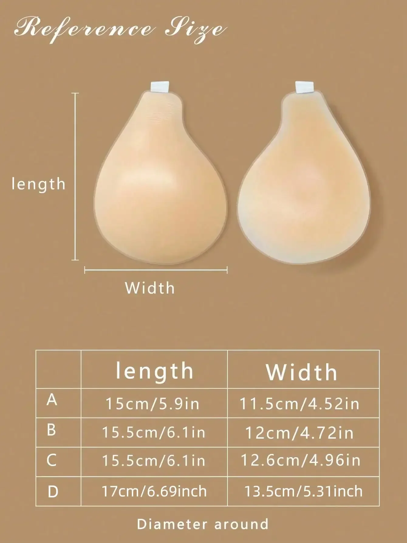 1pc Invisible Backless Straple - Push Up Bra Silicone のレビューと価格