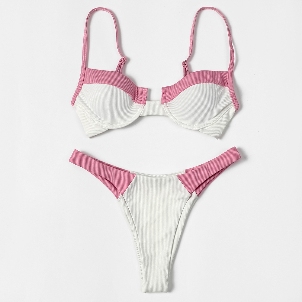 ZTVitality Ribbed Splicing Sex - Underwire Bra Padded のレビューと価格