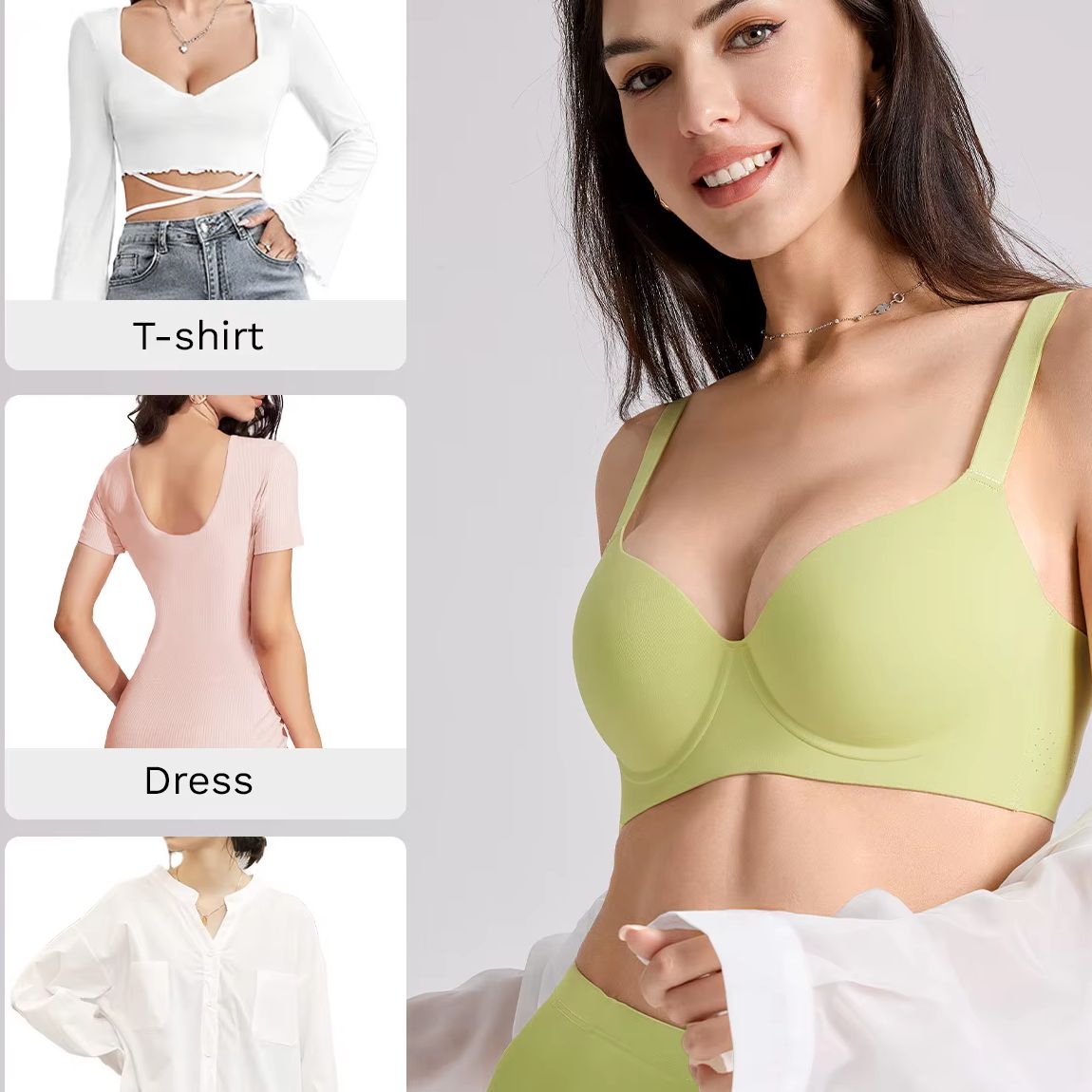 New Women Beautiful Sexy Every - Convertible Bra Multiway のレビューと価格