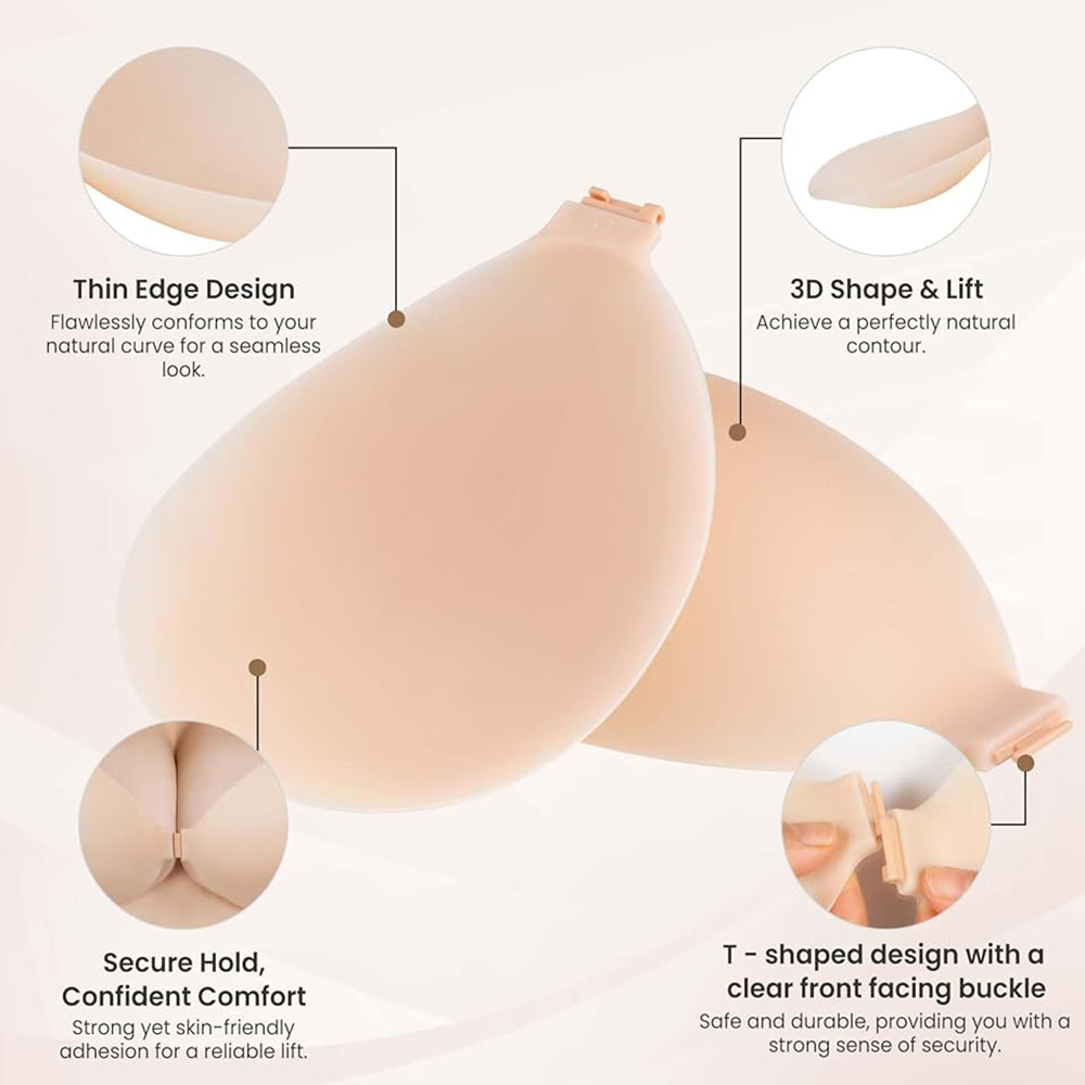 Strapless Push Up Sticky Bra P - Backless Bra Sticky のレビューと価格