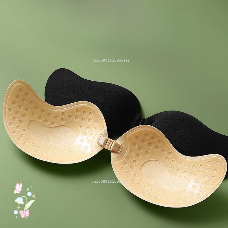 New Invisible Strapless Adhesi - Plunge Bra Push Up のレビューと価格
