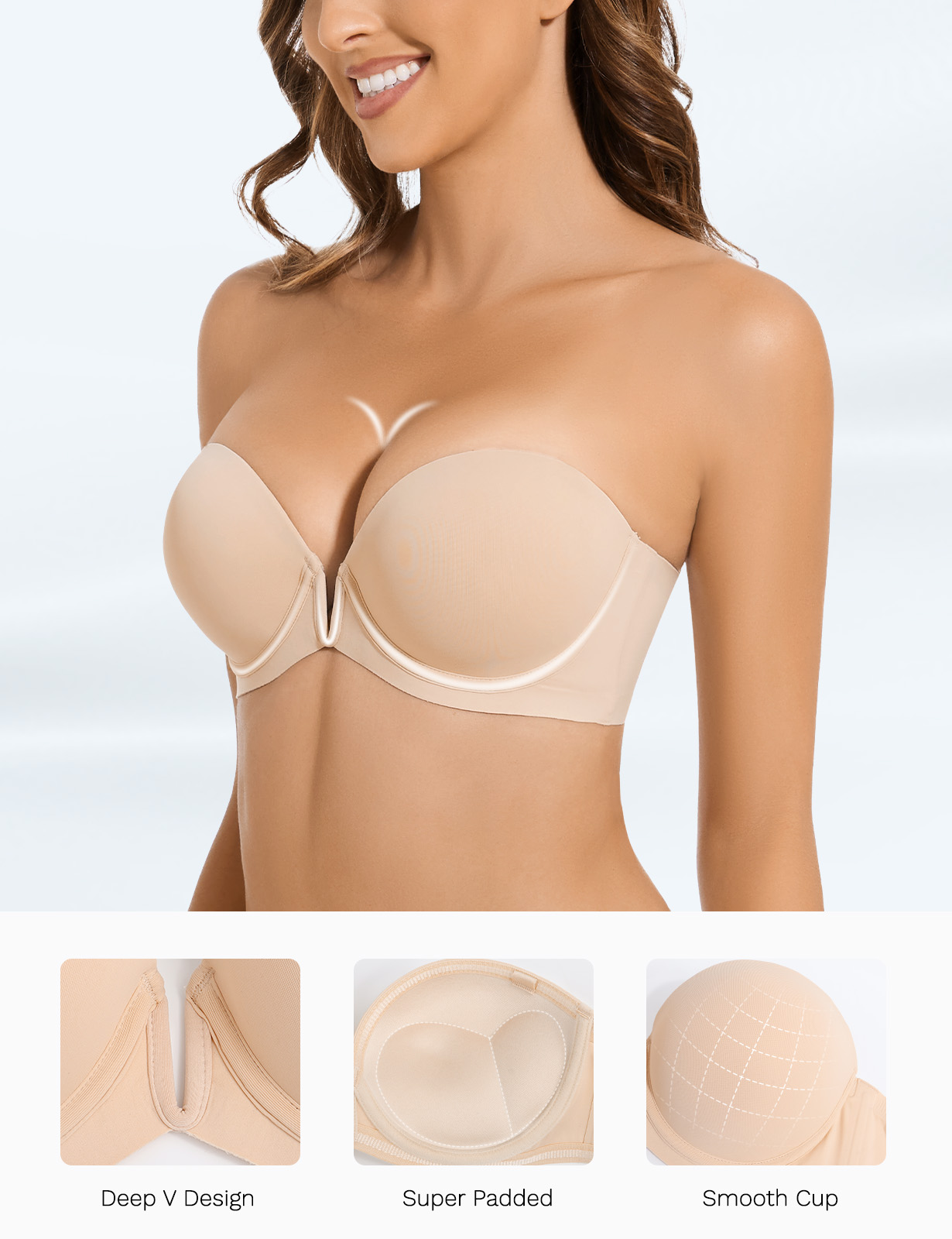 New Bra Push Up Underwire Ultr - Convertible Bra Multiway のレビューと価格