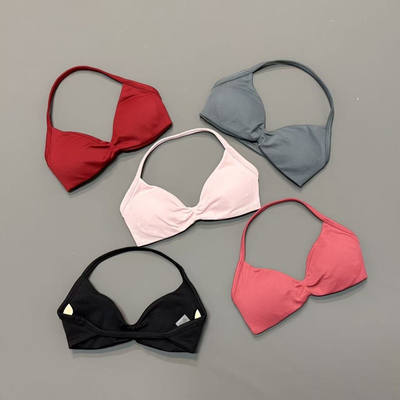 Women Halter Sports Bra V-Neck - Sports Bra Racerback のレビューと価格