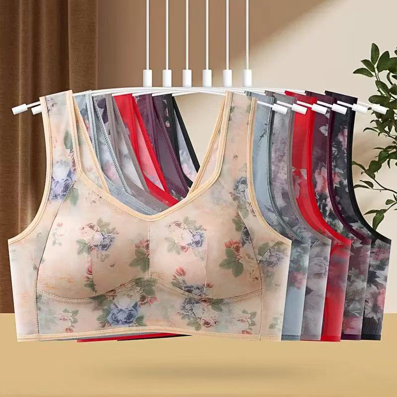 Women's Ice Silk Non-Padded Wi - Full Coverage Bra のレビューと価格