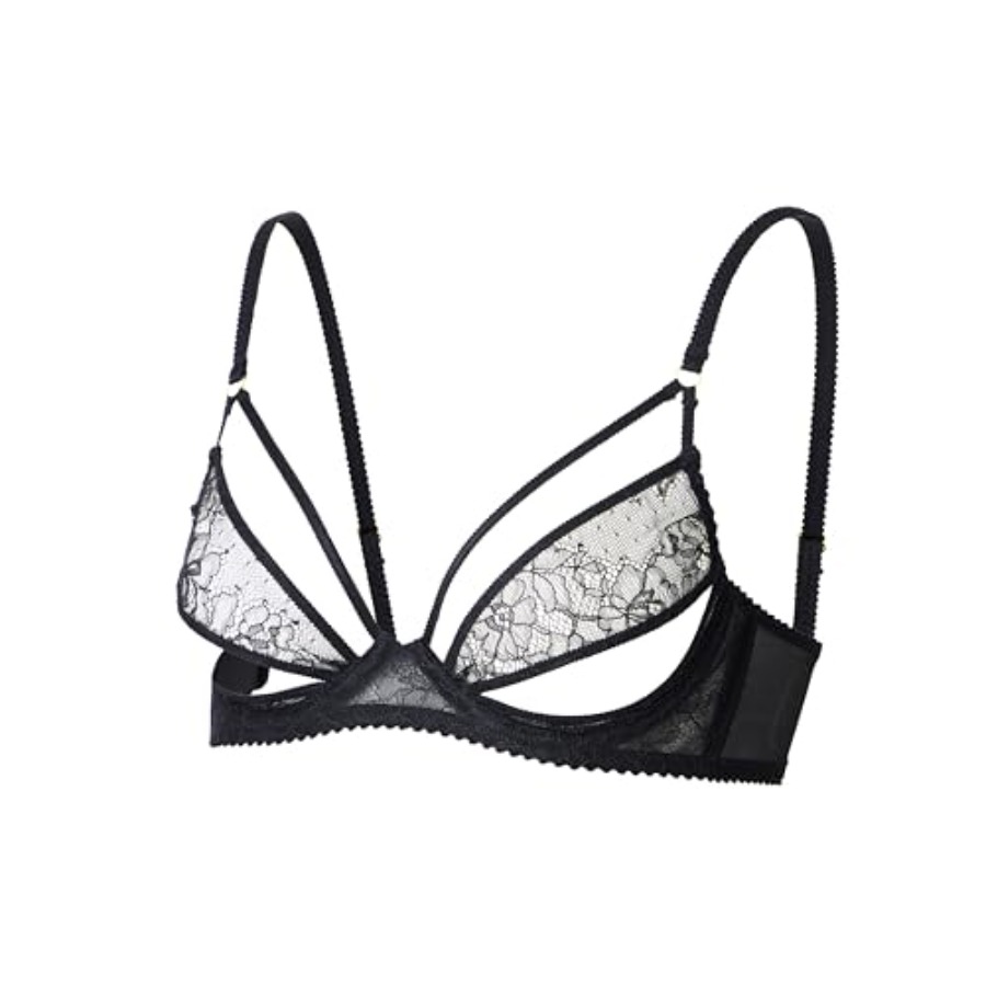 Faye Women's Sexy Lace Bra, Ba - Demi Bra Balconette のレビューと価格