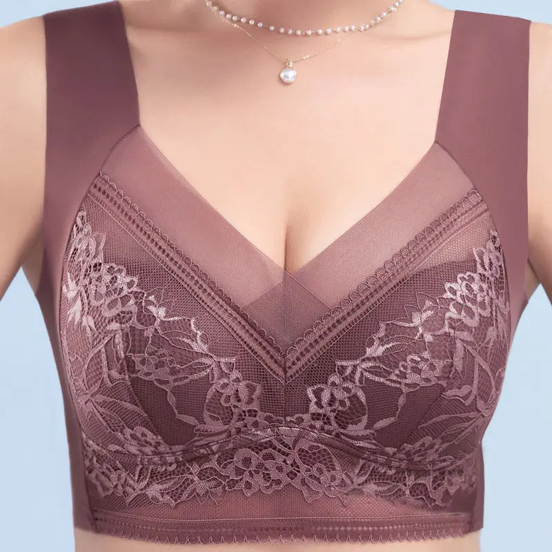 L-6L Women Large Bra Push Up I - Sheer Bra Lace のレビューと価格