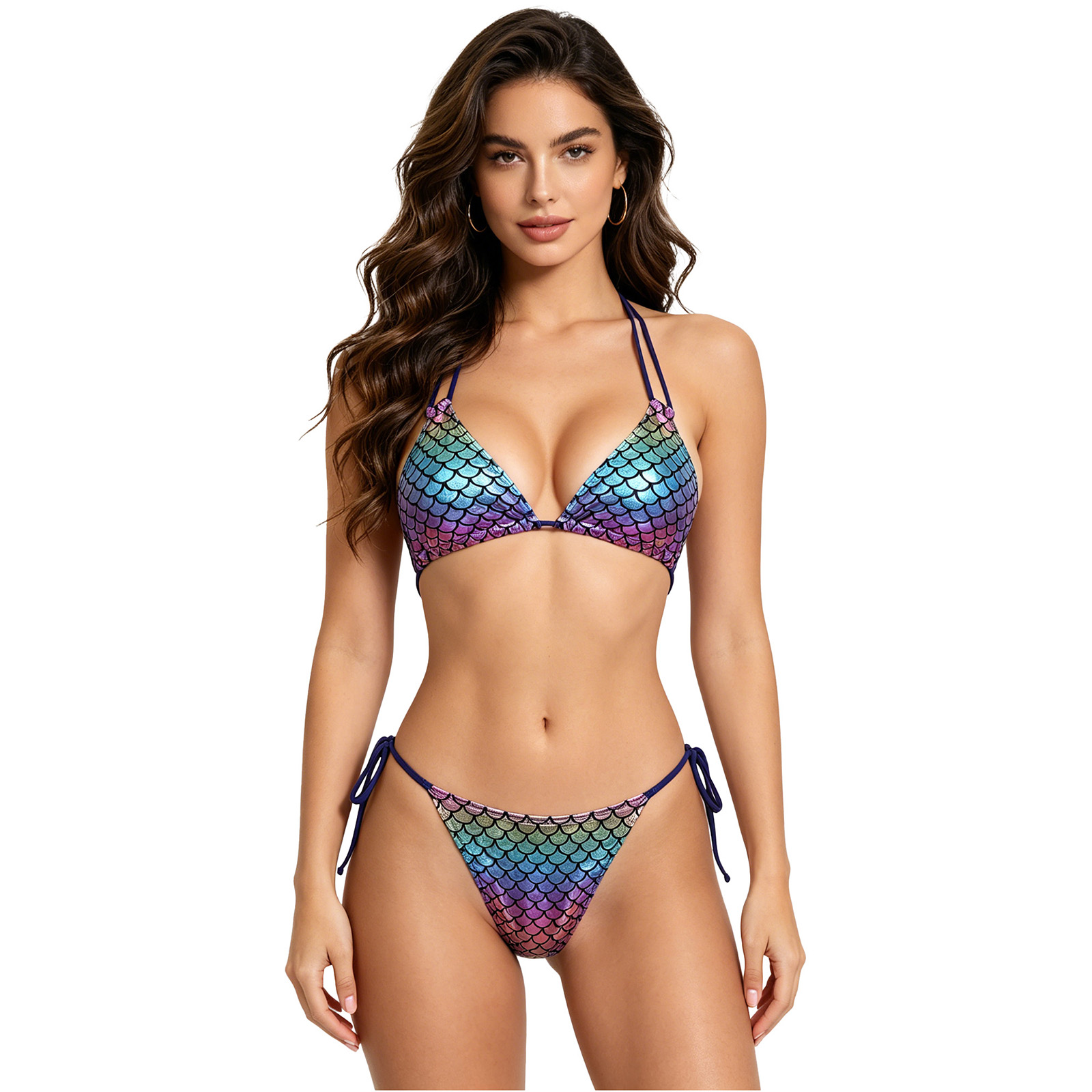 Women's Mermaid Bikini Swimsui - Underwire Bra Padded のレビューと価格