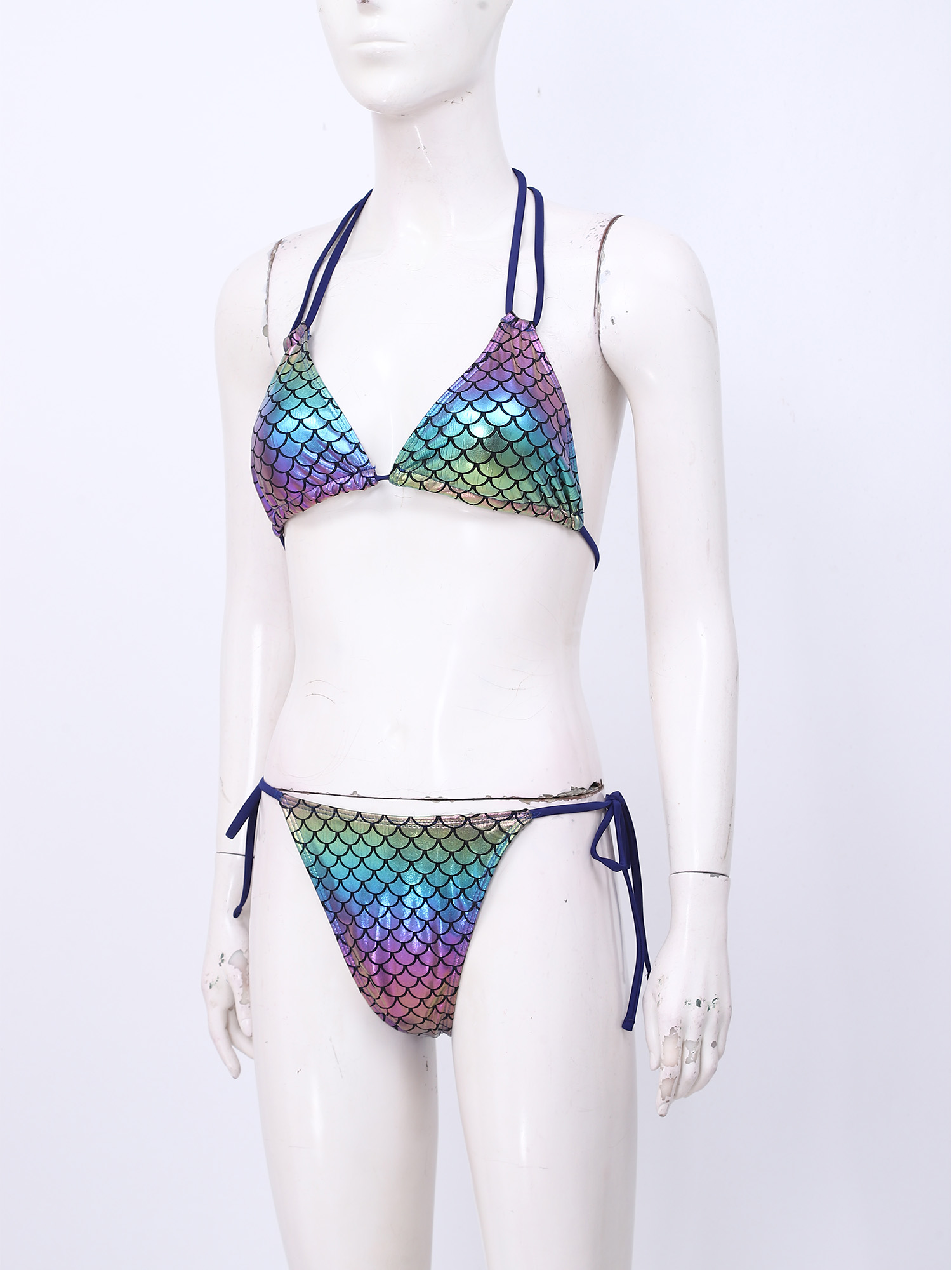 Women's Mermaid Bikini Swimsui - Underwire Bra Padded のレビューと価格