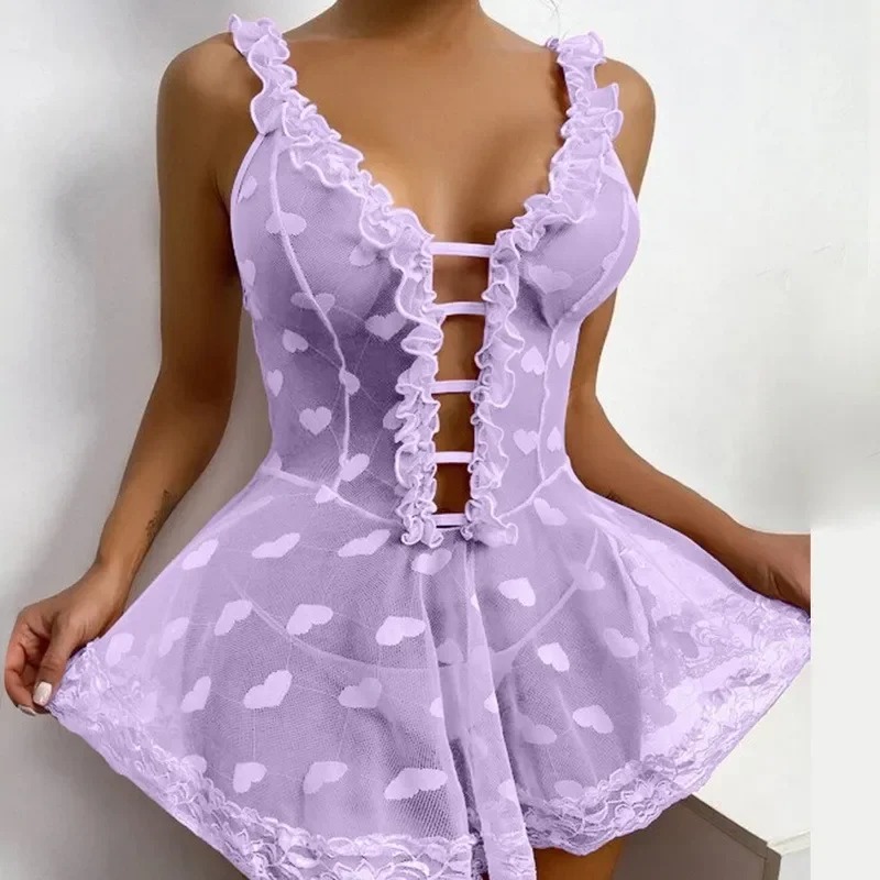Nighty for Ladies Hot Romantic - Sheer Bra Lace のレビューと価格