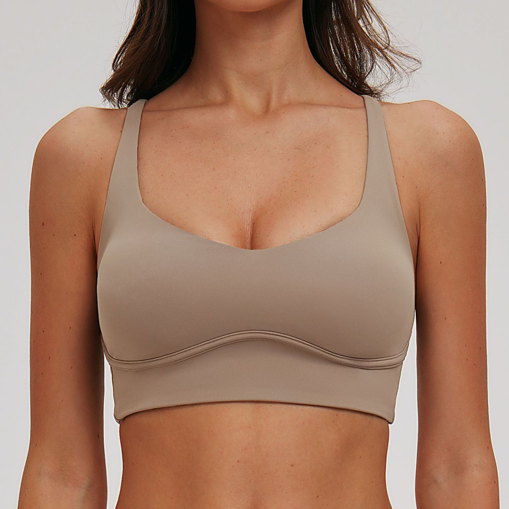 Sexy V-neck Sports Bra Yoga Un - Sports Bra Racerback のレビューと価格