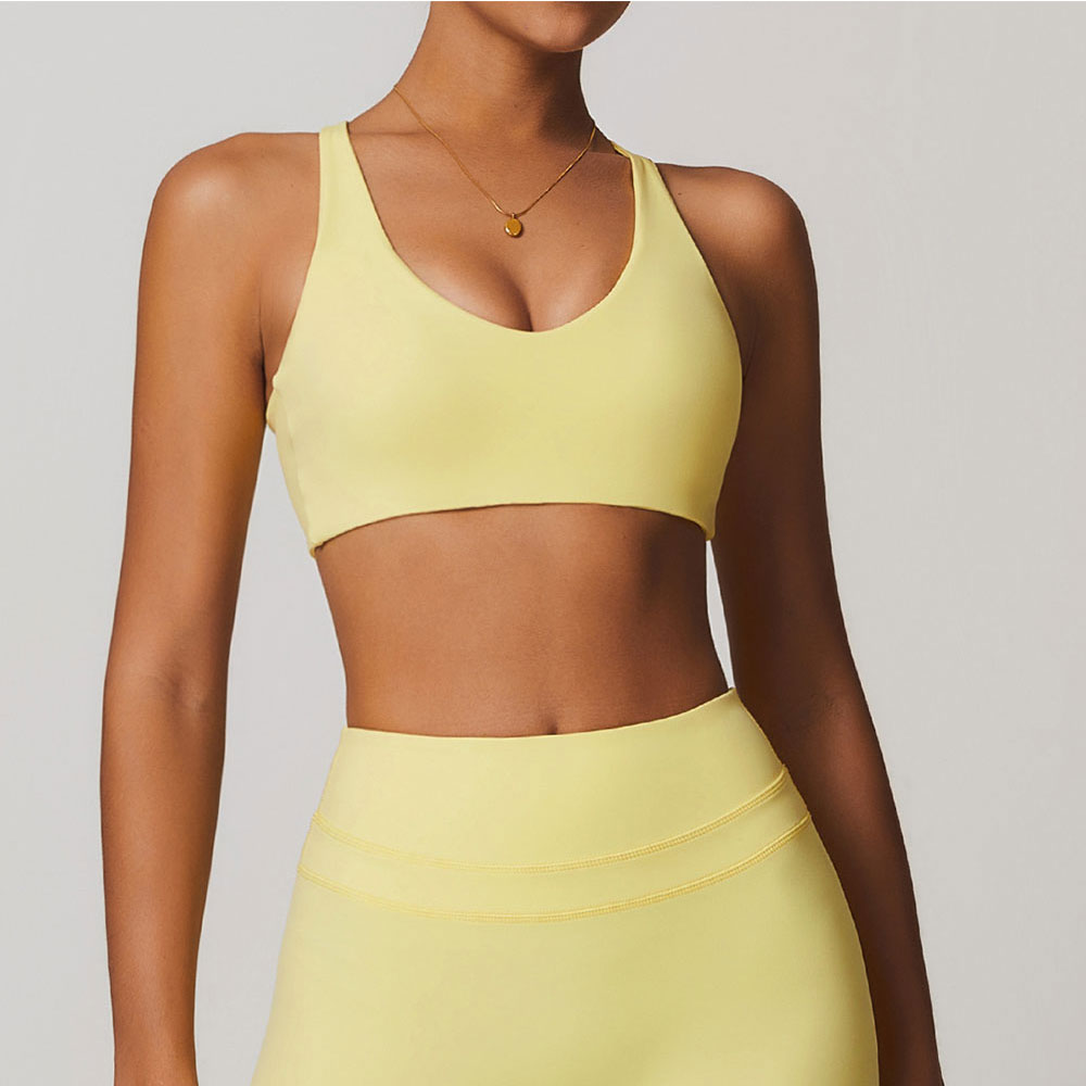 JUREN Sports Bra Women Fitness - Plunge Bra Push Up のレビューと価格