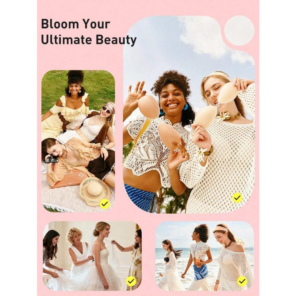 Waterproof Silicone Invisible  - Push Up Bra Silicone のレビューと価格