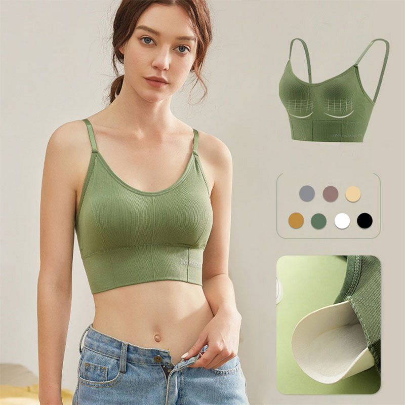1PCS Adjustable Sports Bra wit - T Shirt Bra Seamless のレビューと価格