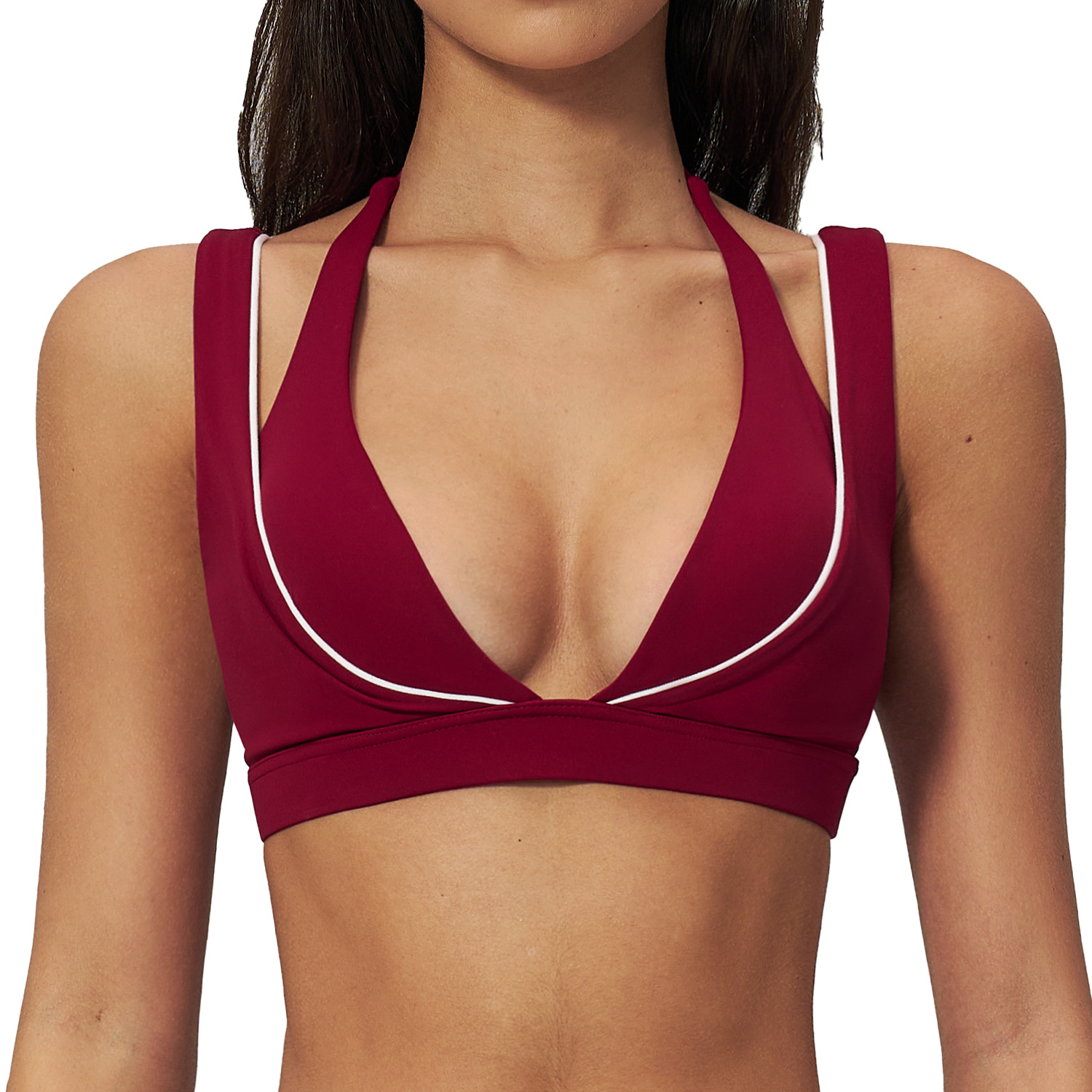 Yoga Underwear Women Sports Br - Plunge Bra Push Up のレビューと価格