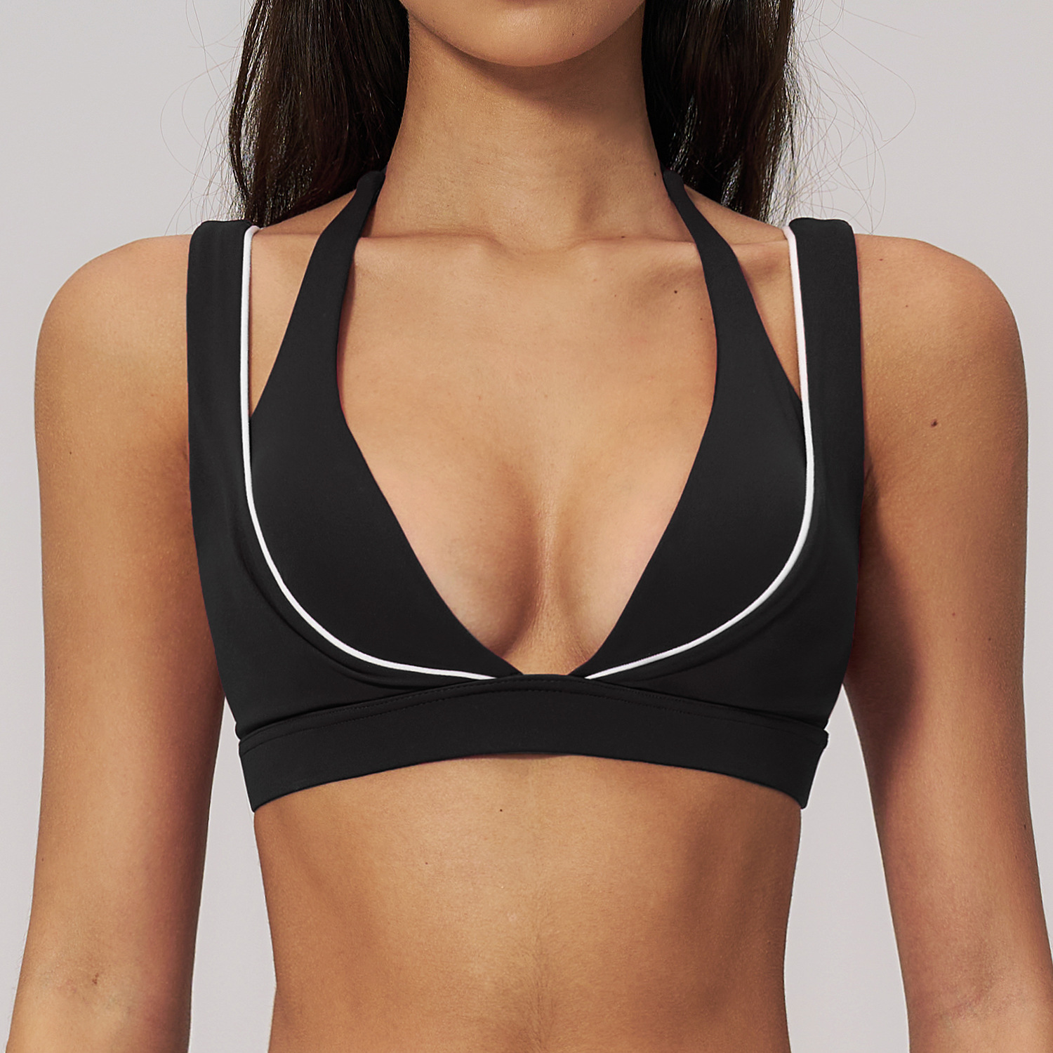 Yoga Underwear Women Sports Br - Plunge Bra Push Up のレビューと価格