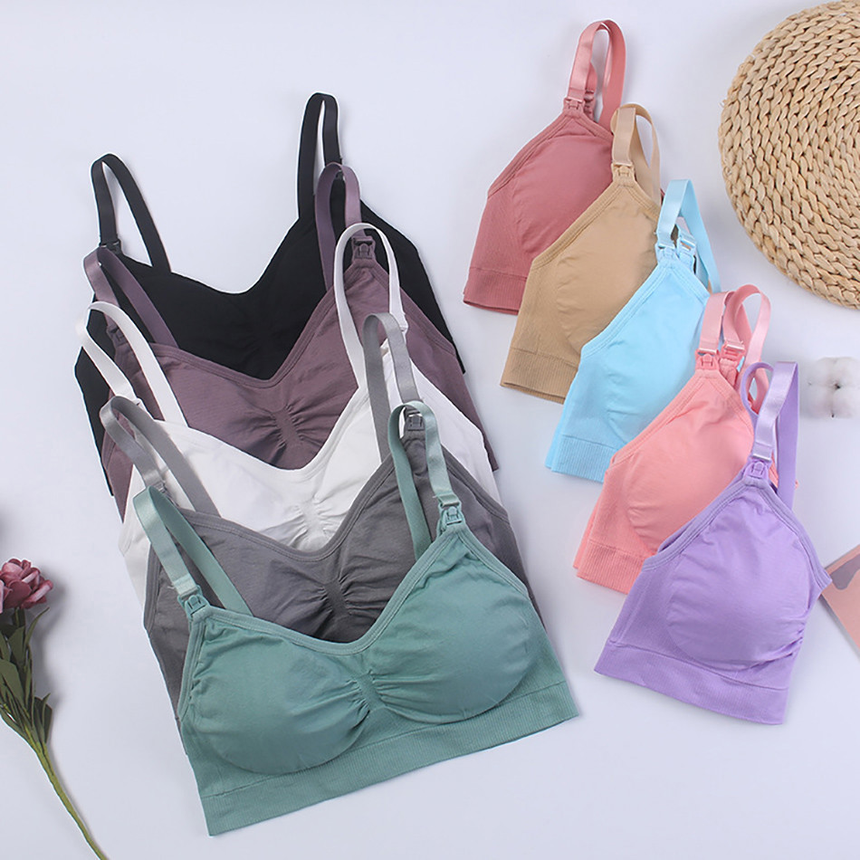 Breathable Maternity Pregnant  - Sleep Bra Bralette のレビューと価格