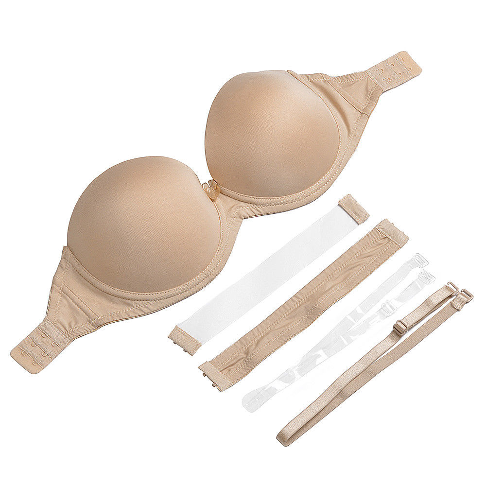 Nude Black White Invisible Cle - Convertible Bra Multiway のレビューと価格