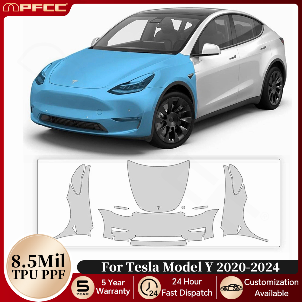 Pre-cut PPF For Tesla Model Y  - Full Coverage Bra のレビューと価格